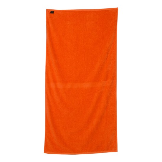 Q-Tees - Velour Beach Towel