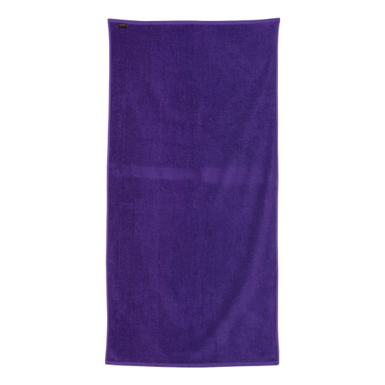 Q-Tees - Velour Beach Towel