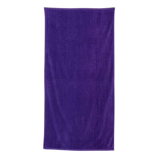 Q-Tees - Velour Beach Towel Q-Tees - Velour Beach Towel