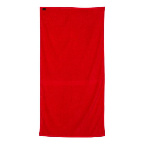 Q-Tees - Velour Beach Towel