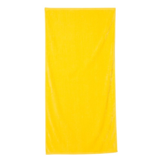 Q-Tees - Velour Beach Towel