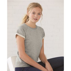 Women's Sweetheart French Terry Short Sleeve Pullover - R32