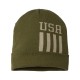 CAP AMERICA - USA-Made Patriotic Cuffed Beanie - RK12