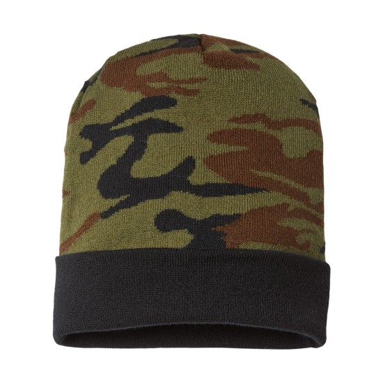 CAP AMERICA - USA-Made Camo Cuffed Beanie - RKC12