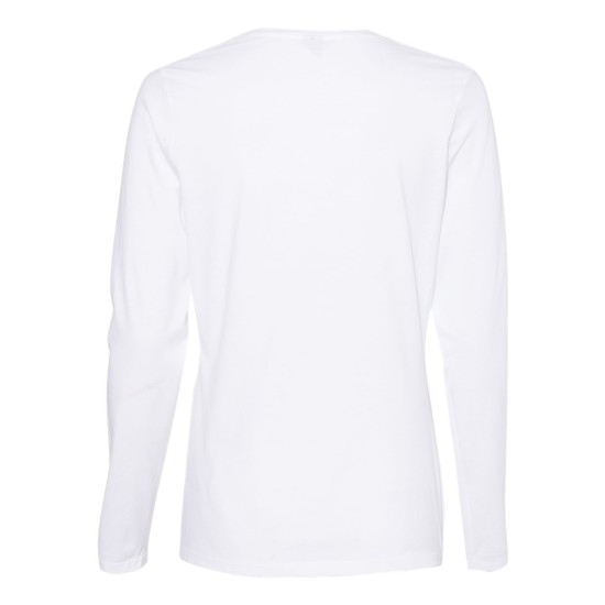 Hanes - Nano-T® Women’s Long Sleeve Scoopneck T-Shirt