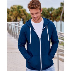 Fruit of the Loom - Sofspun Full-Zip Hooded Long Sleeve T-Shirt