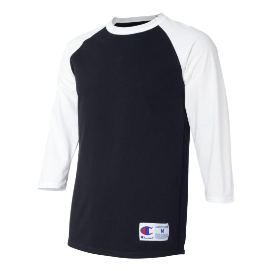 Champion - Three-Quarter Raglan Sleeve Baseball T-Shirt
