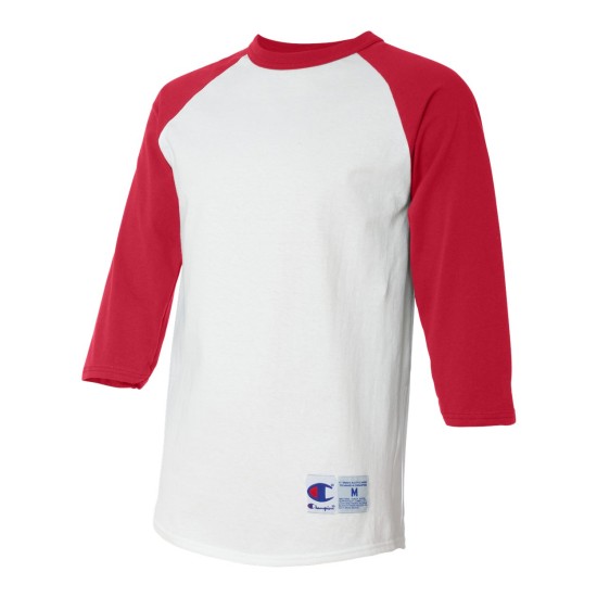 Champion - Three-Quarter Raglan Sleeve Baseball T-Shirt