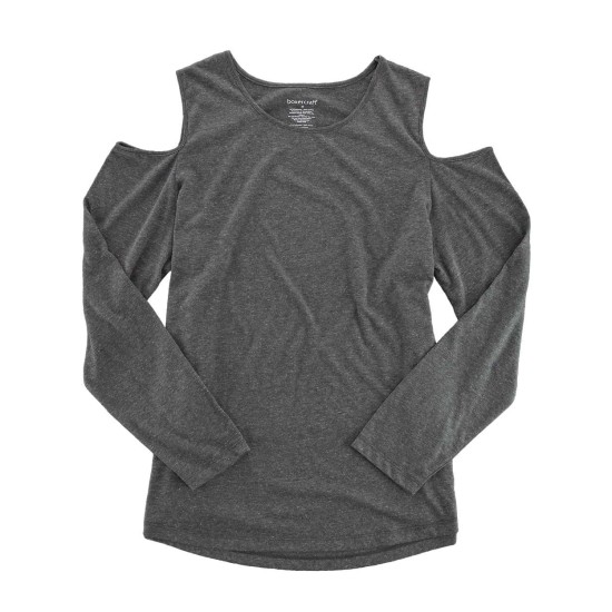 Boxercraft - Women's Plus Size Cold Shoulder Long Sleeve T-Shirt