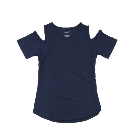 Boxercraft - Women's Plus Size Cold Shoulder T-Shirt