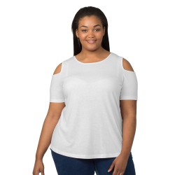 Boxercraft - Women's Plus Size Cold Shoulder T-Shirt